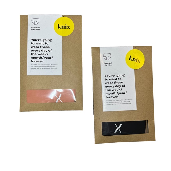 knix Intimates & Sleepwear Knix Essential High Rise Briefs Set Of 2